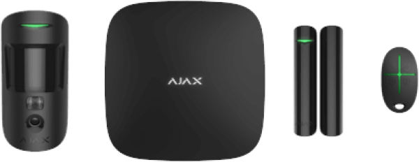 20504.66.BL1 Ajax - Ajax StarterKit Cam Plus black EU